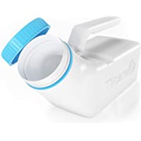 Orinales para hombres con tapa que brilla en la oscuridad Tilcare (1 unidad) - Botella plástica gruesa de 32 onzas-1000…